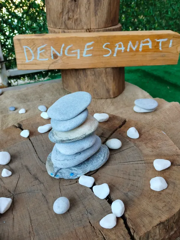 Didim yaz okulu denge sanatı taş dizme açık hava etkinliği