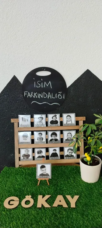 Didim anaokulu isim farkındalığı etkinliği
